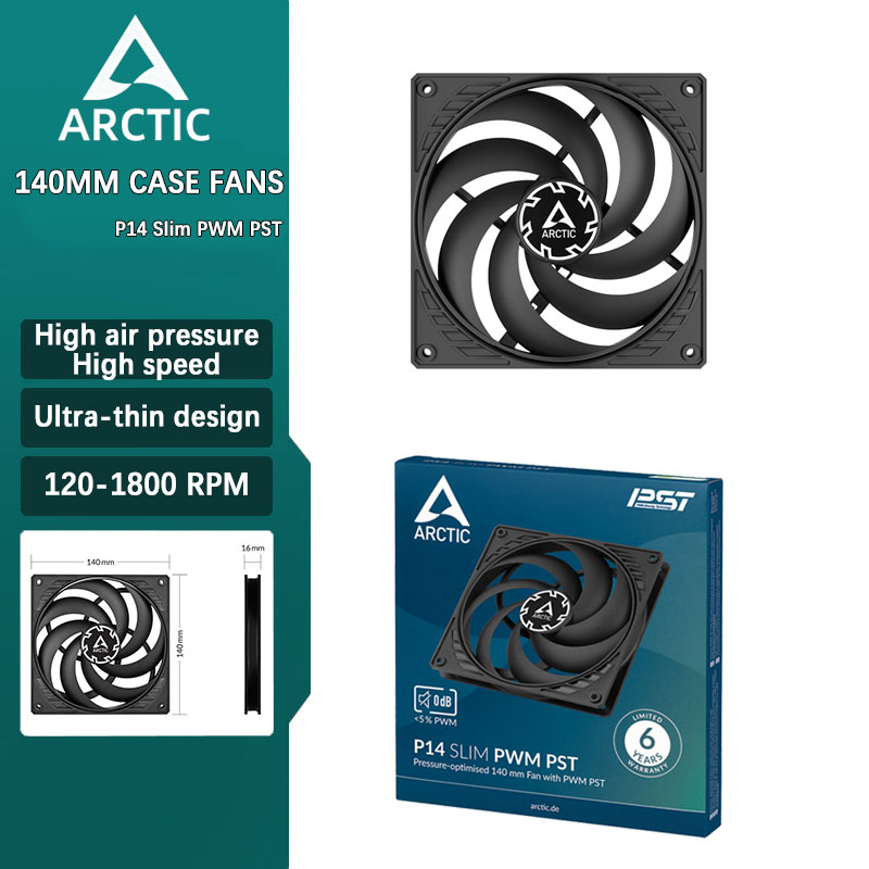 مروحة تبريد ARCTIC P14 Slim PW - مراجعة Case Fan Controller وسعره