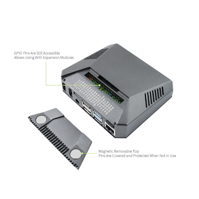 علبة Argon ONE V2 لجهاز Raspbe - مراجعة Case Fan Controller وسعره