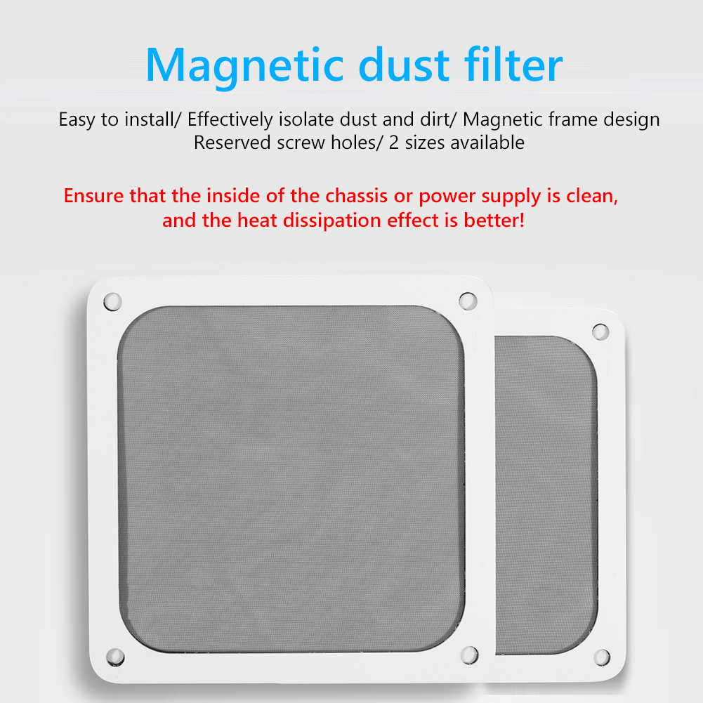 شبكة فلتر غبار بحجم 8 سم/12 سم - مراجعة Dust Filter Pc وسعره